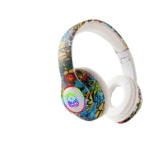 سماعة رأس لاسلكية ضوء فلاش للأطفال سماعات أذن مع ميكروفون سماعات بلوتوث ستيريو لعبة الموسيقى سماعة رأس للبنات والأولاد هدية