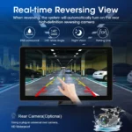 ⁦JMCQ-مشغل فيديو متعدد الوسائط بشاشة ذكية ، مشغل سيارة لاسلكي ، راديو سيارة آلي أندرويد لـ Apple ، ستيريو ، 10 بوصة⁩ - الصورة ⁦4⁩