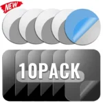 5/10 قطعة لوحة معدنية مغناطيسية رقيقة لحامل هاتف السيارة صفائح حديد القرص ملصق اللوحي مكتب حامل جوّال بلاستيكي المحمول ملصق مغناطيسي