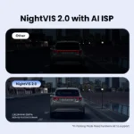 ⁦2025 جديد DDPAI Dash Cam Z50 Pro 4K UHD 3 "IPS عرض مدمج GPS ADAS ثنائي القناة جهاز تسجيل فيديو رقمي للسيارات واي فاي 24H شاشة ركن السيارة داشكام⁩ - الصورة ⁦5⁩