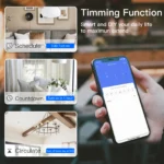 ⁦Bseed الاتحاد الأوروبي زيجبي اللمس التبديل 1/2/3 عصابة 2Way مفتاح الإضاءة الذكي مقبس الحائط USB نوع-C تهمة ميناء تويا جوجل المنزل اليكسا التحكم⁩ - الصورة ⁦5⁩