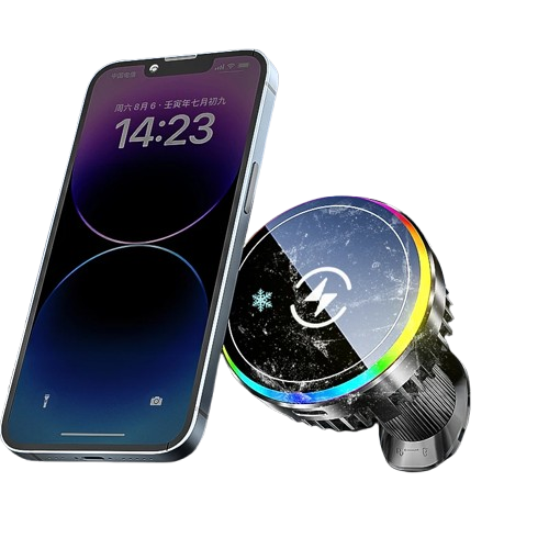 ثلج تبريد حامل هاتف عالمي شاحن مبرد Magsafe حامل هاتف التبريد سيارة المغناطيسي الهاتف برودة أشباه الموصلات المبردات النشطة تبريد الهاتف Qi 15 واط Magsafe شاحن لاسلكي سريع