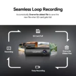 ⁦DDPAI Mini Pro Dash Cam 1296P Wifi Car DVR كاميرا مسجل فيديو Dashcam للرؤية الليلية داش كاميرا مسجل 24H شاشة ركن السيارة⁩ - الصورة ⁦5⁩