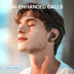 ⁦Baseus Bowie E19 سماعات لاسلكية بلوتوث 5.3 كبير باس 12 مللي متر السائقين IPX5 سماعات أذن مقاومة للماء 33 ساعة عمر البطارية سماعات⁩ - الصورة ⁦3⁩