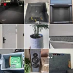 ⁦50x100 سنتيمتر سيارة بطانة السجاد ورأى السيارات بالتفصيل DIY بها بنفسك ذاتية اللصق فيلم السجاد غير المنسوجة النسيج للمنزل المطبخ اكسسوارات السيارات⁩ - الصورة ⁦5⁩