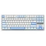 AULA F87 Pro Gasket لوحة مفاتيح الألعاب الميكانيكية 75% TKL تخطيط لاسلكي قابل للتبديل السريع RGB لوحة مفاتيح بلوتوث مخصصة 2024 ألوان جديدة