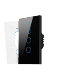 TNCE Tuya US Switch wifi zigbee، 1/2/3/4 Gang، زر حائط للتحكم في ضوء LED غير محايد/سلكي، صوت ذكي مع Alexa Google Home