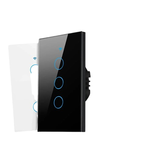 TNCE Tuya US Switch wifi zigbee، 1/2/3/4 Gang، زر حائط للتحكم في ضوء LED غير محايد/سلكي، صوت ذكي مع Alexa Google Home