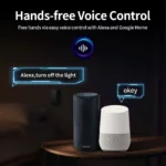 ⁦TNCE Tuya US Switch wifi zigbee، 1/2/3/4 Gang، زر حائط للتحكم في ضوء LED غير محايد/سلكي، صوت ذكي مع Alexa Google Home⁩ - الصورة ⁦3⁩
