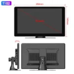 ⁦JMCQ-مشغل فيديو متعدد الوسائط بشاشة ذكية ، مشغل سيارة لاسلكي ، راديو سيارة آلي أندرويد لـ Apple ، ستيريو ، 10 بوصة⁩ - الصورة ⁦6⁩