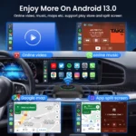 ⁦CarlinKit CarPlay Ai Box Android 13 SM6225 8 cores 8G + 128G Smart Android TV Box Wireless CarPlay Android Auto Support 512GB TF⁩ - الصورة ⁦2⁩
