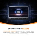 ⁦70mai Dash Cam 4K A810 Ultra HD GPS ADAS 150FOV HDR ثنائي القناة يدعم كشف الحركة 70mai A810 جهاز تسجيل فيديو رقمي للسيارات LTE 4G متوافق⁩ - الصورة ⁦2⁩