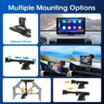 ⁦JMCQ-مشغل فيديو متعدد الوسائط بشاشة ذكية ، مشغل سيارة لاسلكي ، راديو سيارة آلي أندرويد لـ Apple ، ستيريو ، 10 بوصة⁩ - الصورة ⁦5⁩