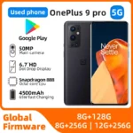 OnePlus 9 Pro الإصدار العالمي 8GB 128GB Snapdragon 888 5G 6.7 ''120 هرتز شاشة السوائل Hasselblad 50MP كاميرا الهاتف الأصلي المستخدم