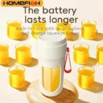 ⁦12 شفرات الكهربائية المحمولة خلاط 350 مللي عصارة خلاطات الفاكهة USB قابلة للشحن عصائر كوب لصنع العصائر عصارة صانع العصير⁩ - الصورة ⁦3⁩